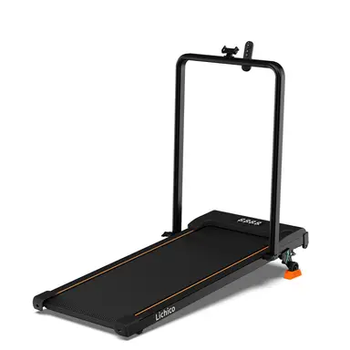 Lichico Laufband mit Griff, 9% Steigung, 2,5-PS-Motor, Laufmaschine für Zuhause und Büro