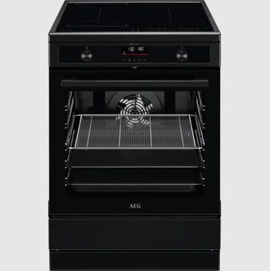 AEG CIB6499APB vrijstaande oven met inductiekookplaat / Hob²Hood-functie / Pyrolyse – zelfreinigend / 60 cm