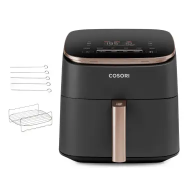 COSORI Turbo Blaze Chef Edition Freidora de Aire sin Aceite 6L 1725W Negra