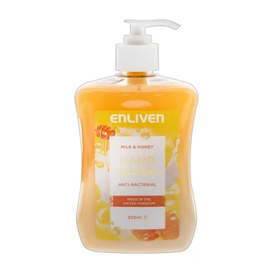 Enliven Milk & Honey Anti-Bacterial Hand Wash 500ml