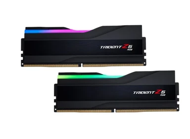 G.Skill DIMM 32 GB DDR5-6000 (2x 16 GB) Dual-Kit, Arbeitsspeicher (schwarz, F5-6000J3636F16GX2-TZ5RK, Trident Z5 RGB, INTEL XMP)