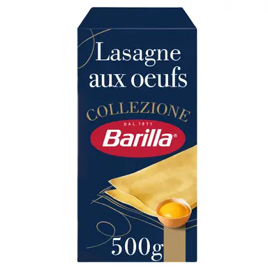 Barilla Pâtes lasagnes aux œufs 500 g