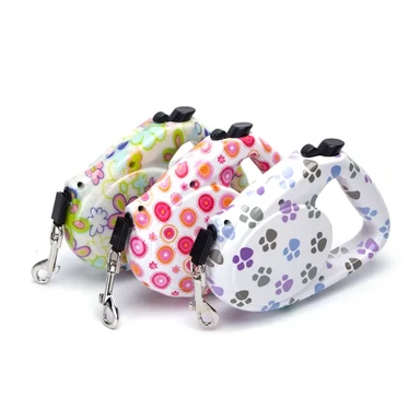 NOBLEZA Automatikleine für Hunde bis 20 kg, 3 m ABS, zufällige Farbe