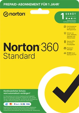 Norton 360 Standard 1 Gerät 1 Jahr (JD)