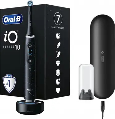 ORAL-B iO Series 10 Zwart - Elektrische tandenborstel - AI Slimme Reiniging Tandvleesverzorging