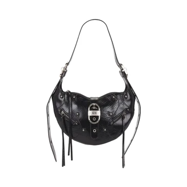 JW PEI Tessa Sac à bandoulière écrasé - Noir