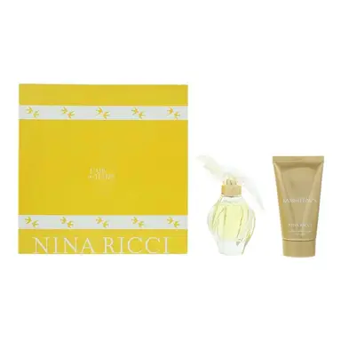 Nina Ricci L'air Du Temps 2 Piece Gift Set: EDT 50ml - Body Lotion 75m For Women