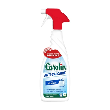 CAROLIN Spray Anti-Calcaire Au Vinaigre 650Ml