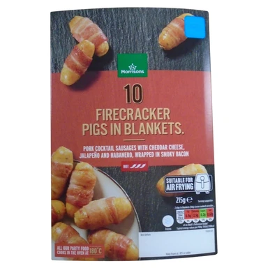 Morrisons 10 Fire Cracker Pigs In Blankets 215g