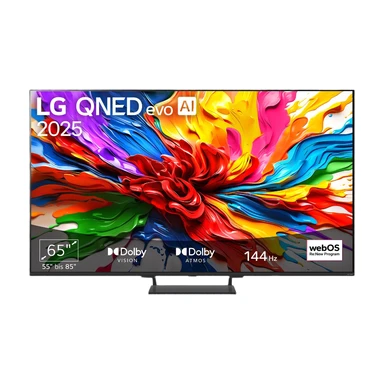 LG QNED MiniLED AI | 65QNED93A6A (65" 165 cm) 4K Ultra HD TV (α8 4K AI Prozessor, webOS 25, 120Hz) [Modelljahr 2025]