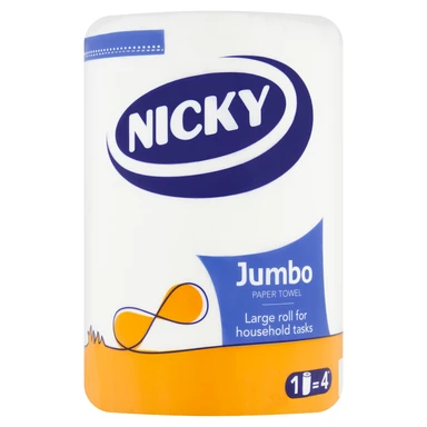 Nicky Jumbo Kitchen Towel, 2-Ply, 1 Roll