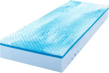 MLILY Mattress PRO 100 x 200cm Cold Foam Mattress 7-Zone Memory Foam Mattress Hardness H2 & H3, ?koTex Rolled Mattress 2-in-1 Gel Foam Mattress 22cm Height, 100 x 200c