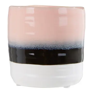 Interiors by Premier Indoor Planter Caldera Dip Dye Ceramic Pink Small