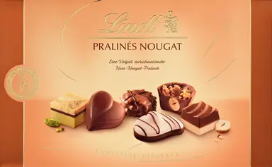 Lindt Pralinés Nougat für Kenner, 200 g