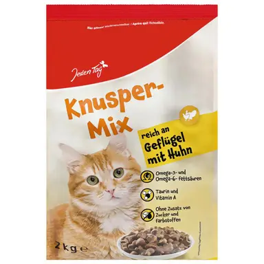 JEDEN TAG Katzentrockenfutter Geflügel 2 kg