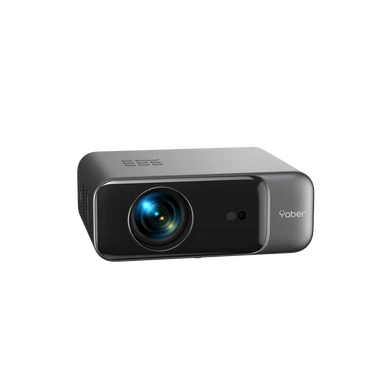 [Auto Focus/4K Support] Projector with WiFi 6 and Bluetooth 5.2, YABER Pro V9 Native 1080P Outdoor Movie Projector, Auto 6D Keystone & 50% Zoom, Home Theater Projector for Phone/TV Stick/PC