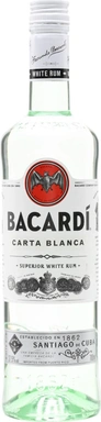 Bacardi Carta Blanca Rum 37.5% 0.7L