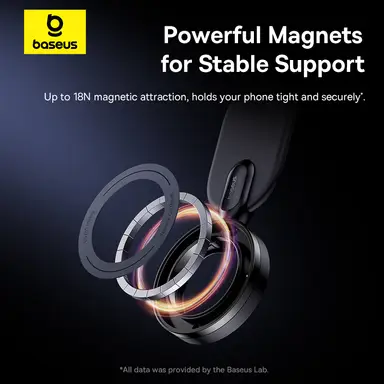 Baseus PrimeTrip C02 Go Magnet Autohalter Klebepattiert Sternen Schwarz