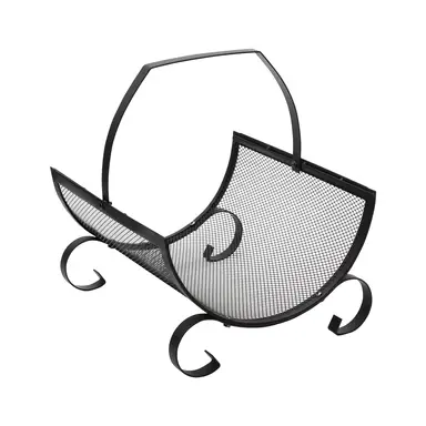 JVL Broughton Log Holder – One Size, Black