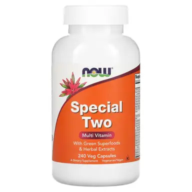 NOW Foods Multivitamin Daily Wellness Support Capsules - 240 Vegan Capsules