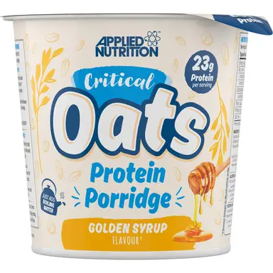 Applied Nutrition Critical Oats Protein Porridge Golden Protein Nutrition Syrup - 12 x 60g