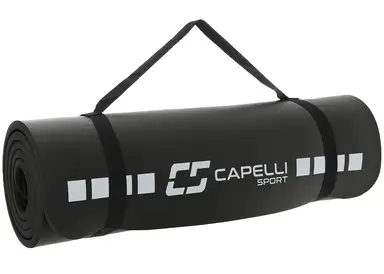 Taille du tapis de sport : 61*183cm Épaisseur : 1,2cm  
Avec sangle de transport, support amorti, pour la remise en forme et les entraînements au gymnase