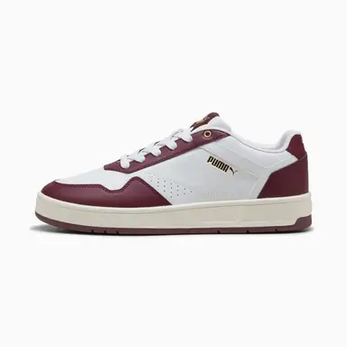Puma Court Classic - Puma White/Ruby Shimmer