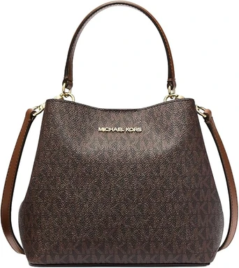 MICHAEL KORS Petit sac à bandoulière Pratt - Marron