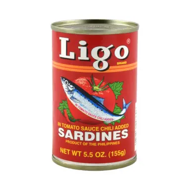 Ligo Sardines In Tomato and Chilli Sauce 155g