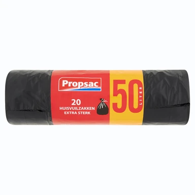 Propsac Huisvuilzakken Extra Sterk 50 Liter 20 Stuks