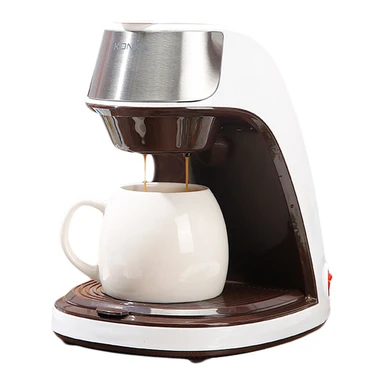 Konka Percolateur à café compact automatique 300 ml pour usage domestique, multifonction pour café et infusion aux fleurs