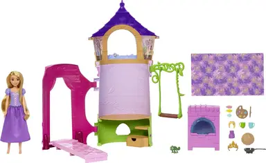 Disney Princess Rapunzel's toren speelset - HLW30, 14 accessoires