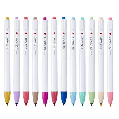 CLiCKART Tub of 12 Assorted Light Colours