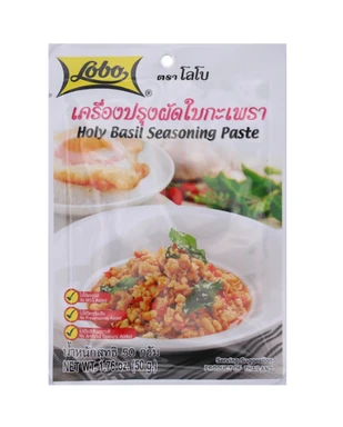 Lobo Thai Basil Paste Bag 50 G
