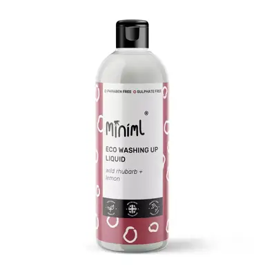 Miniml Washing Up Liquid, Rhubarb & Lemon, 500ml