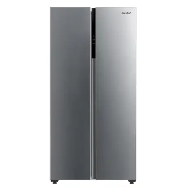 Midea-Comfee Réfrigérateur-congélateur américain 460L, No Frost, compresseur Inverter, double contrôle de température, affichage numérique, inox, RCS609IX2 [Classe énergétique E]