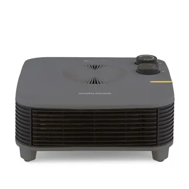 Morphy Richards HeatFlux 2kW Flat Fan Heater – Grey, Adjustable Thermostat, 825101
