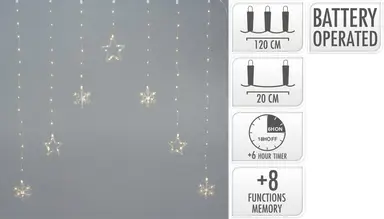 CURTAIN WW LED MICRO 120X120CM