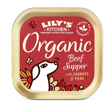 Lily’s Kitchen Dog Organic Beef Supper mit Bio-Rind Multipack 11 x 150 g