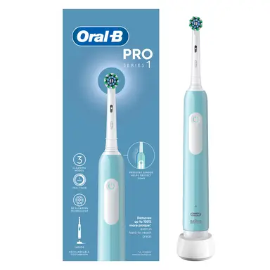 Oral‑B Pro 1 Cross Action Electric Toothbrush – Blue