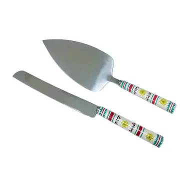 Dexam Baubles Cake Servers - Green