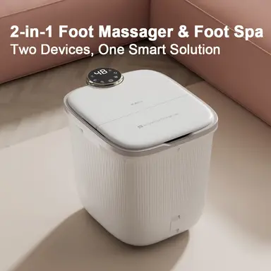 KASJ K3 Foot Spa with Air Compression Massage, Intelligent Constant Temperature Heating, Fully Automatic