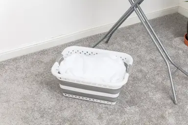 Addis 45L Collapsible Grey Laundry Basket