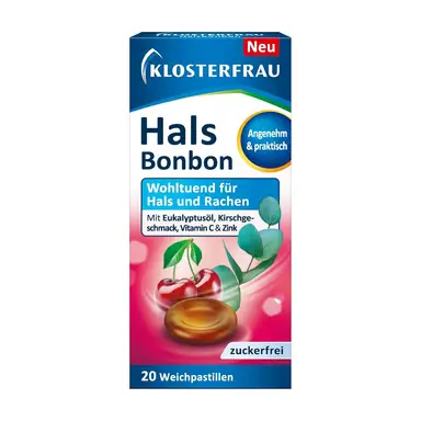 KLOSTERFRAU Halsbonbon Kirsche 20 St.