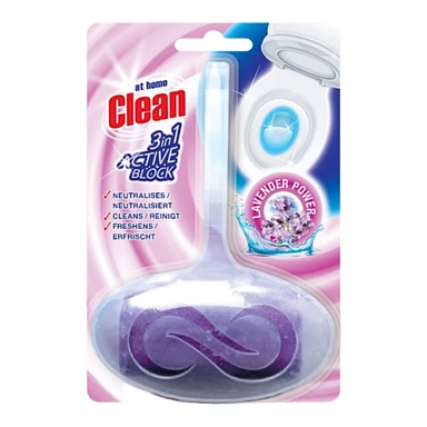 At Home Clean Toiletblok - 40 g Lavendel