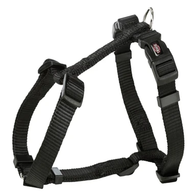 Jollypaw door Trixie Premium H-Harness Zwart 42-60×1.5cm