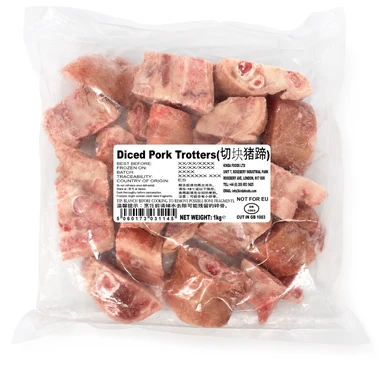 【Back-to-School】Kinda Frozen Diced Pork Trotters 1 kg