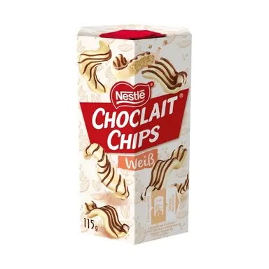 Nestle Choclait white chocolate chips 115g