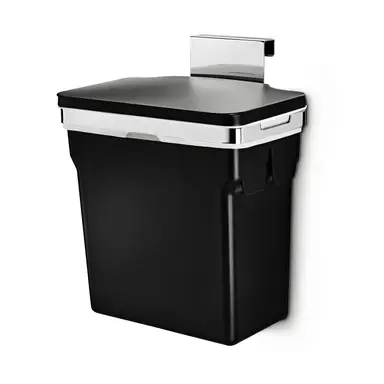 Simplehuman 10L In-Cabinet Kitchen Cupboard Bin, Heavy-duty Steel Frame