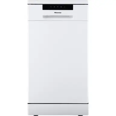 Hisense HS523E15WUK 45cm Freestanding Slimline Dishwasher - 9 Place Settings - White - E Rated
